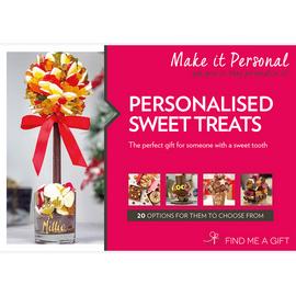 Personalised Sweet Treats Choice For One Gift Experience