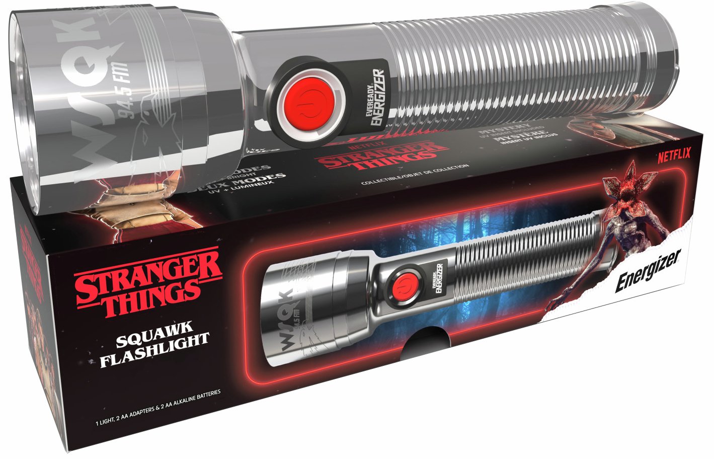 Energizer 250 Lumen Stranger Things Squawk Retro LED Torch