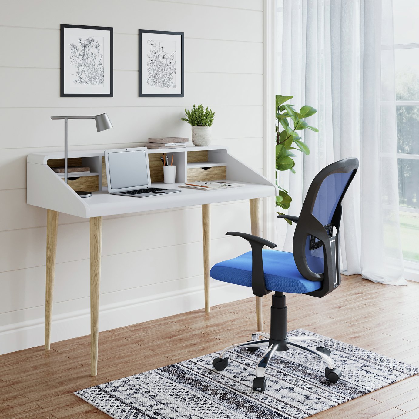 Dorel Tampa Office Chair - Blue