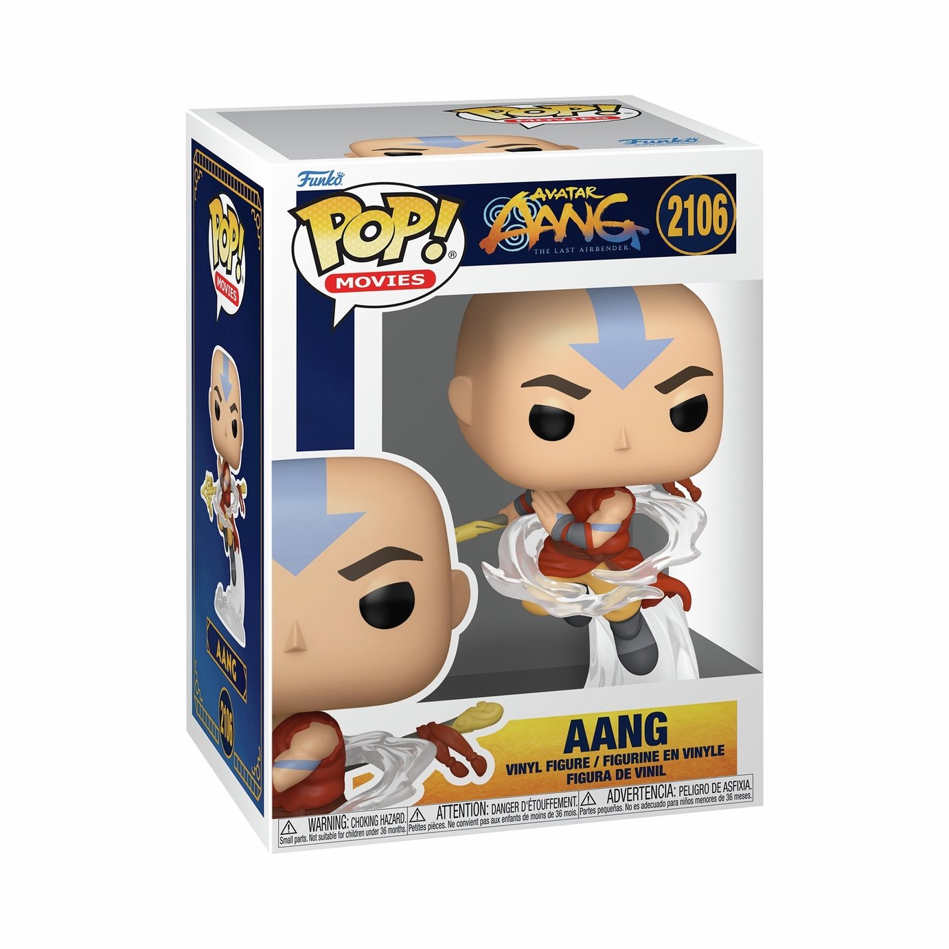 Viacom International POP Movies The Last Avatar Aang Inch Action Figure