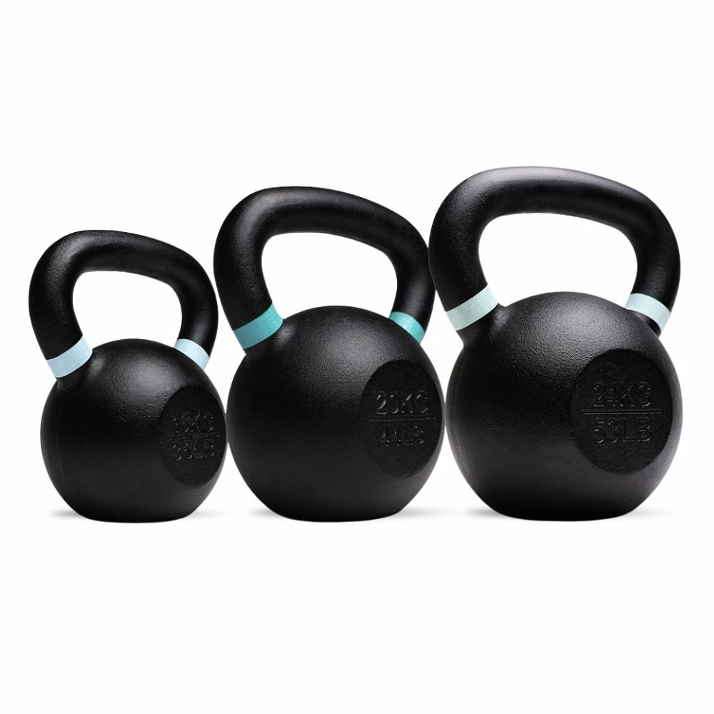 Northern Cast Iron Black Kettlebells Set - 16-24kg
