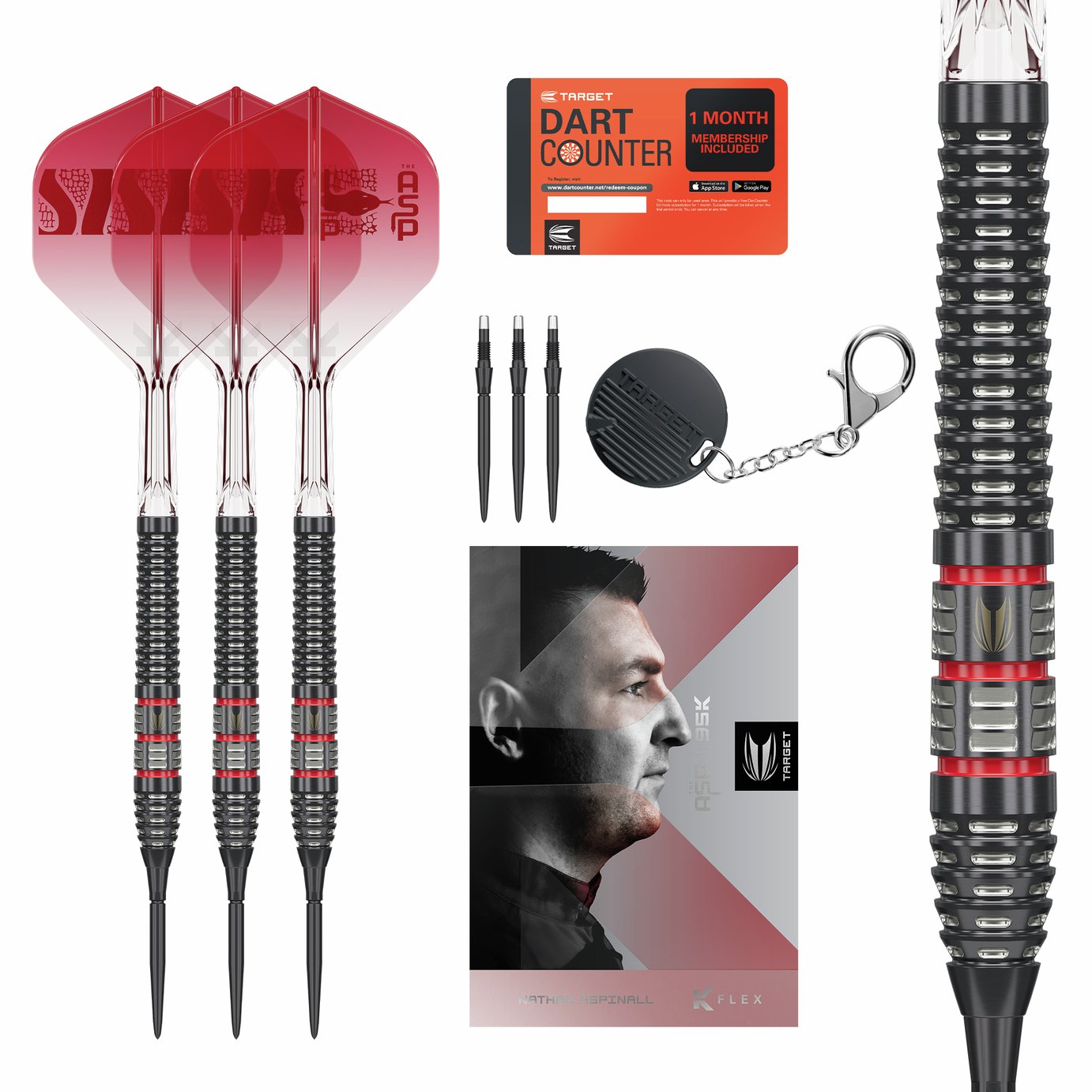 Target Darts Nathan Aspinall 24g 95% Tungsten Darts