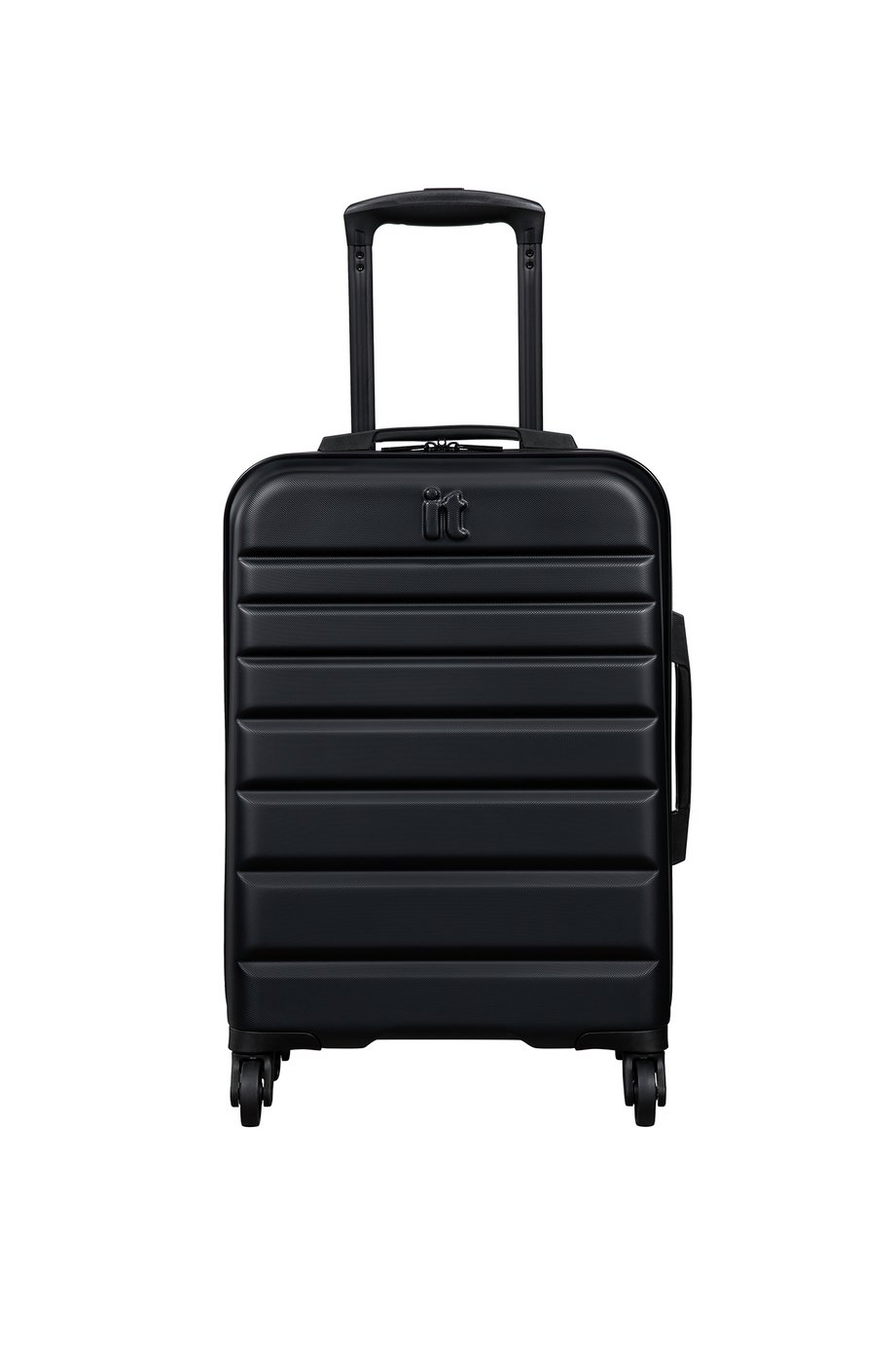IT Luggage Concurring 4 Wheel Hard Suitcase - Black