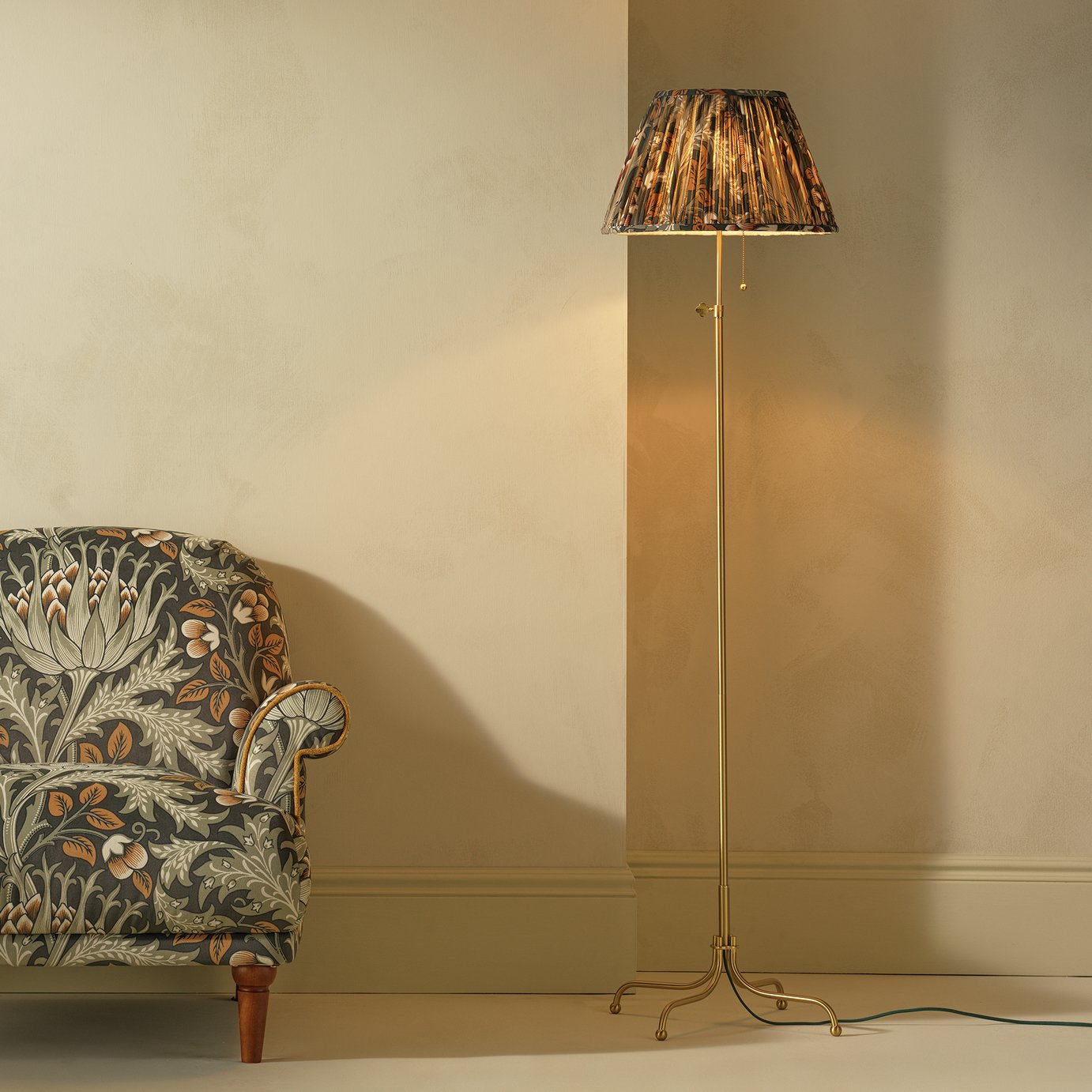 Habitat x Morris & Co. Regency Metal Artichoke Floor Lamp