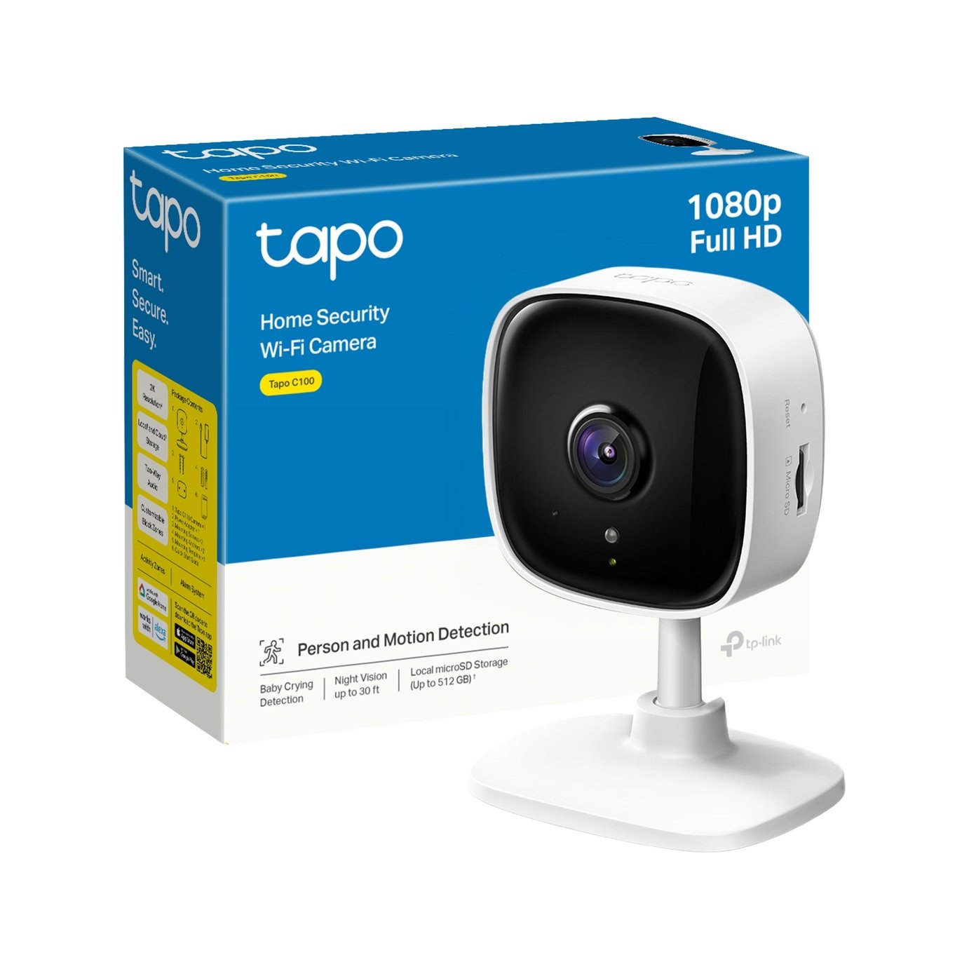 Tapo C100 1080P Wi-Fi Indoor Security Camera
