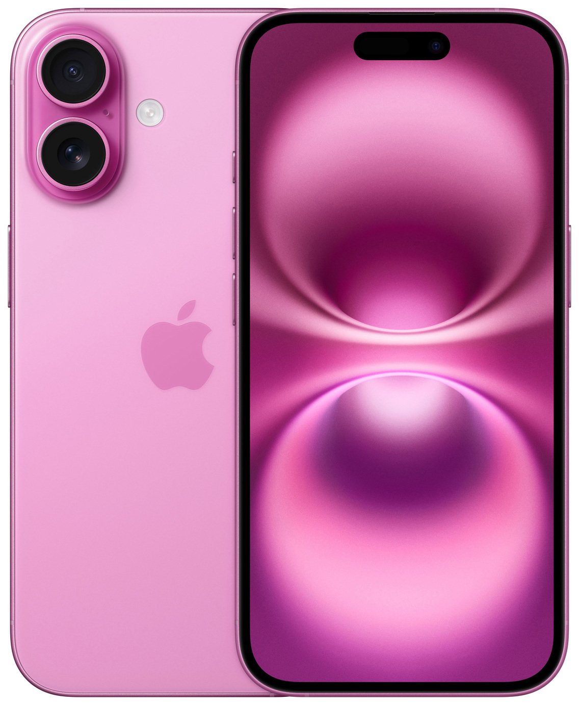 SIM Free iPhone 16 5G 128GB AI Mobile Phone - Pink