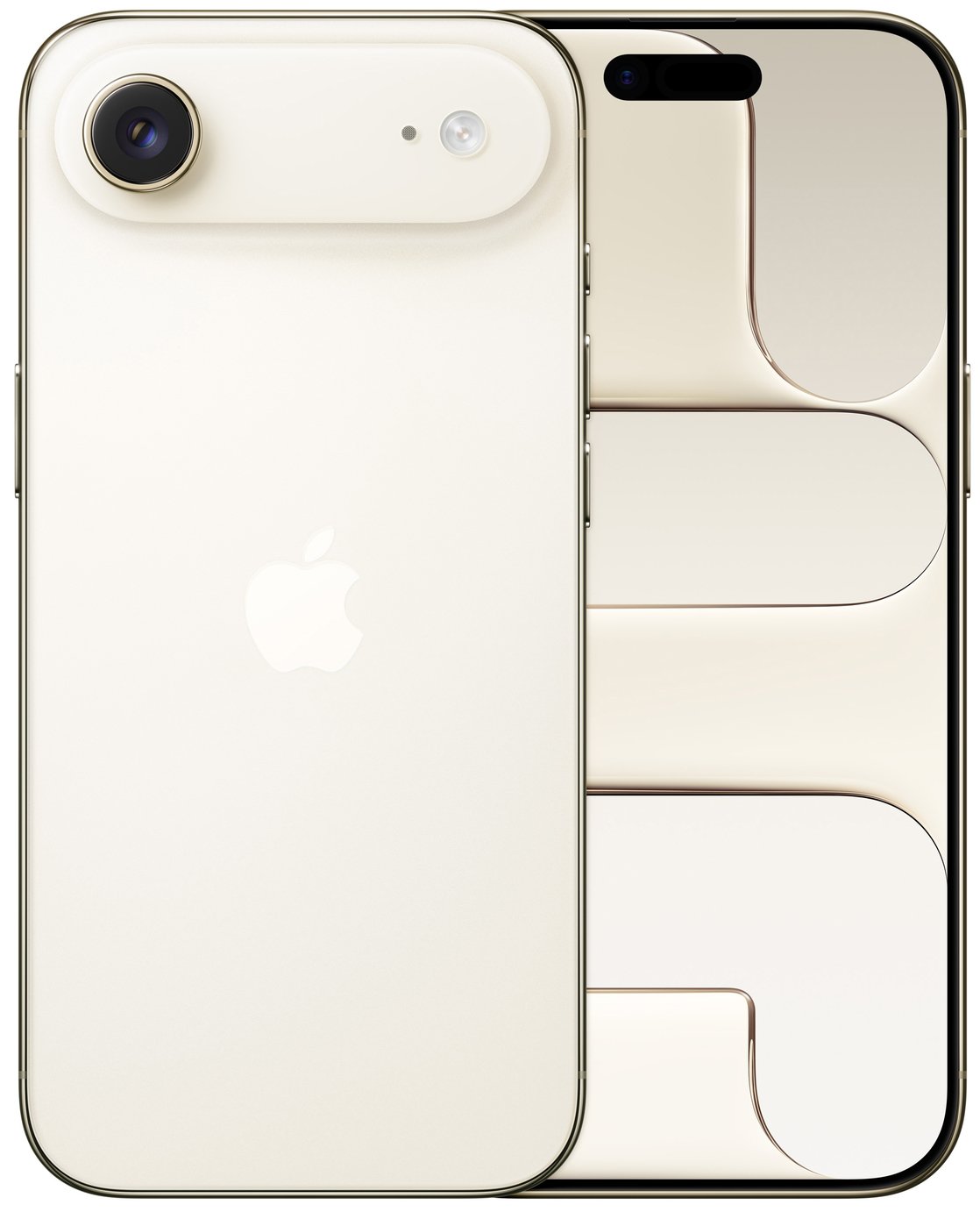 SIM Free iPhone Air 5G 256GB AI Mobile Phone - Light Gold