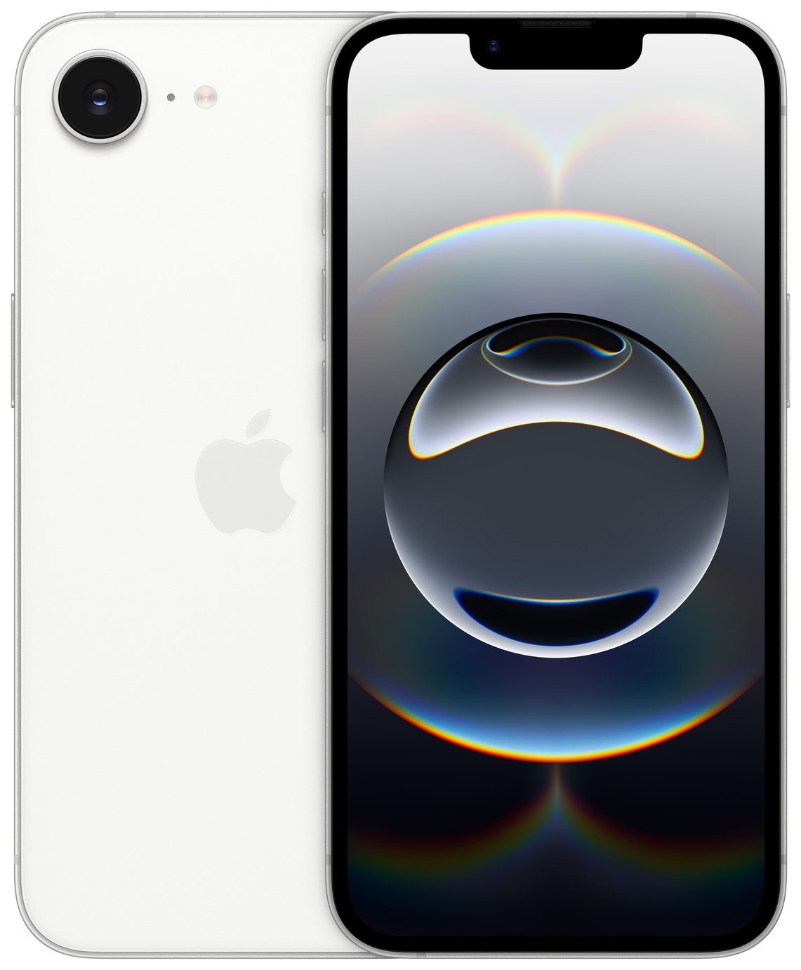 SIM Free iPhone 16e 5G 128GB AI Mobile Phone - White