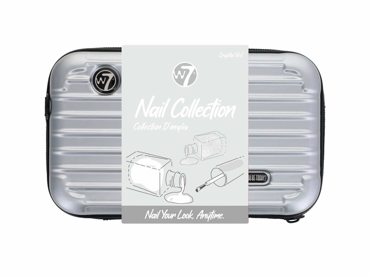 W7 Nail Collection Travel Case - Crystal Veil