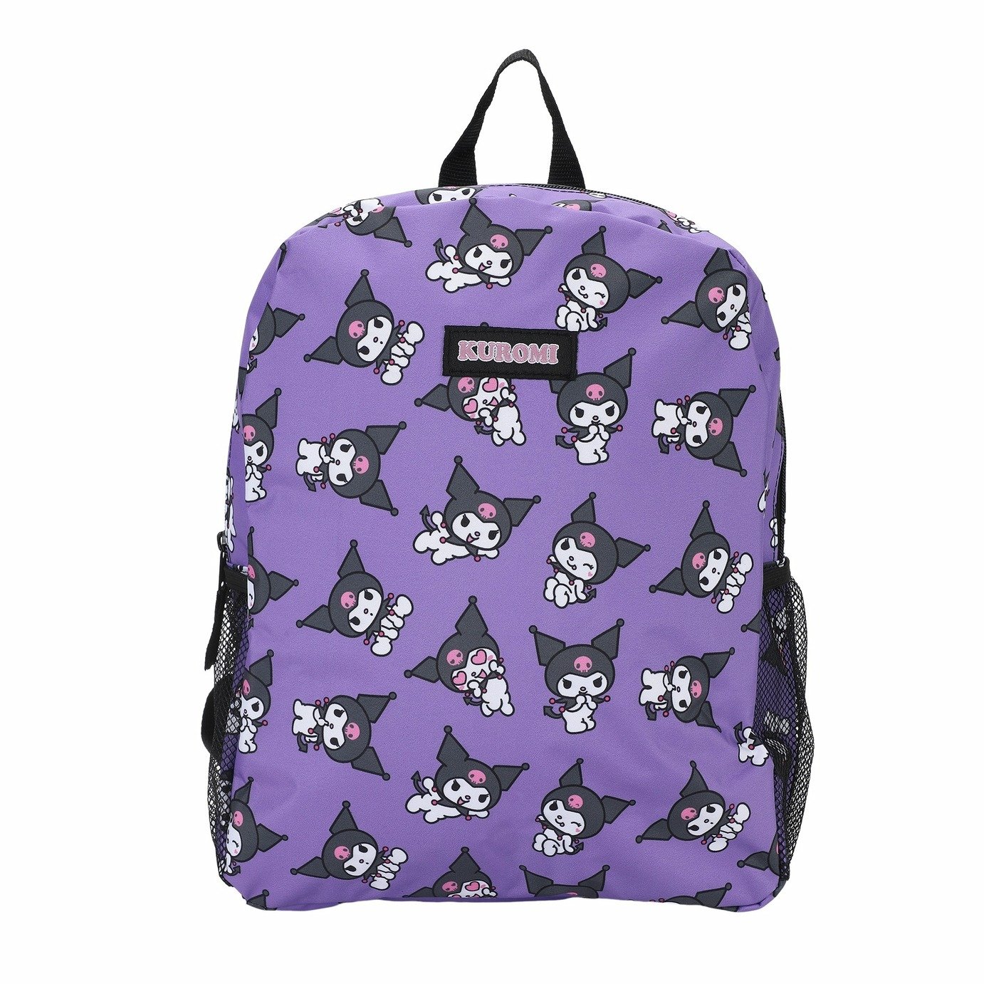 Kuromi Character Print 12L Backpack - Purple