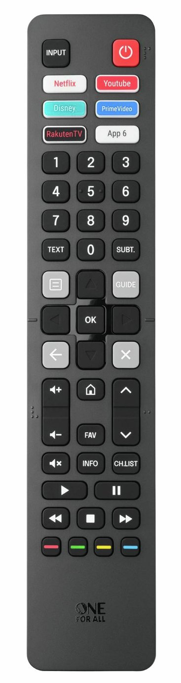 One For All URC4916 Hisense TV Replacement Remote Control