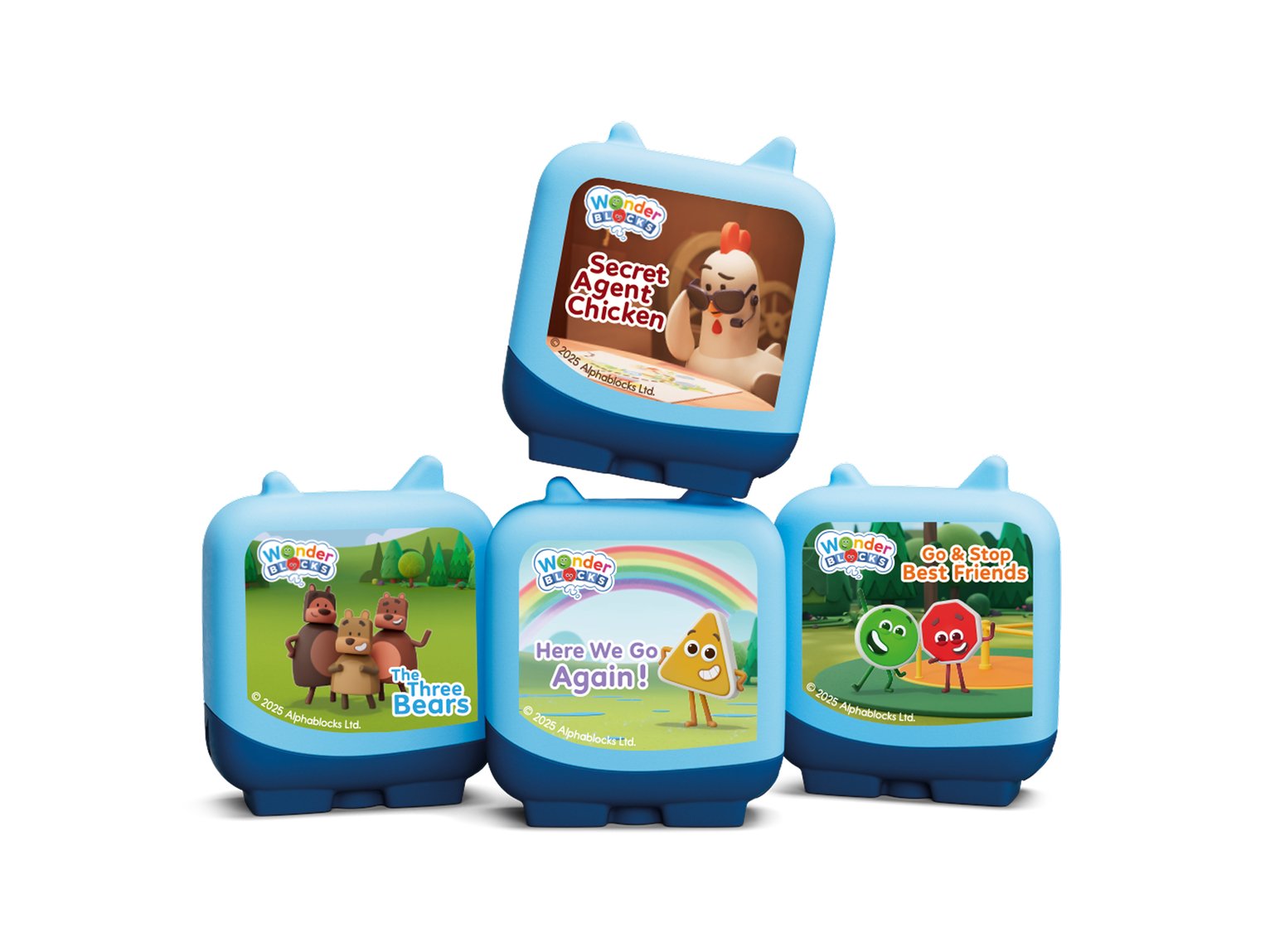 tonies Wonderblocks Audio Pocket Tonie Set of 4