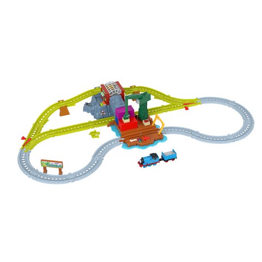 Thomas & Friends Cranky's Dockside Delivery Train Set, with Thomas Toy Train