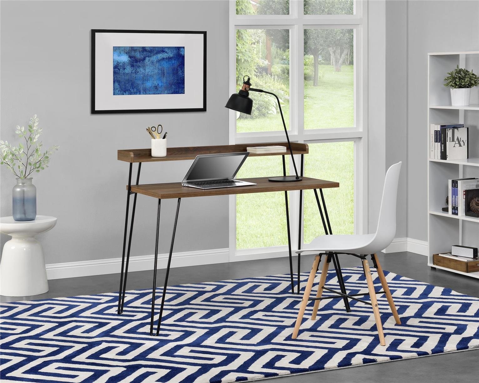 Dorel Haven Desk - Walnut