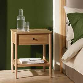 Habitat Chiltern 1 Drawer Bedside Table - Light Wood