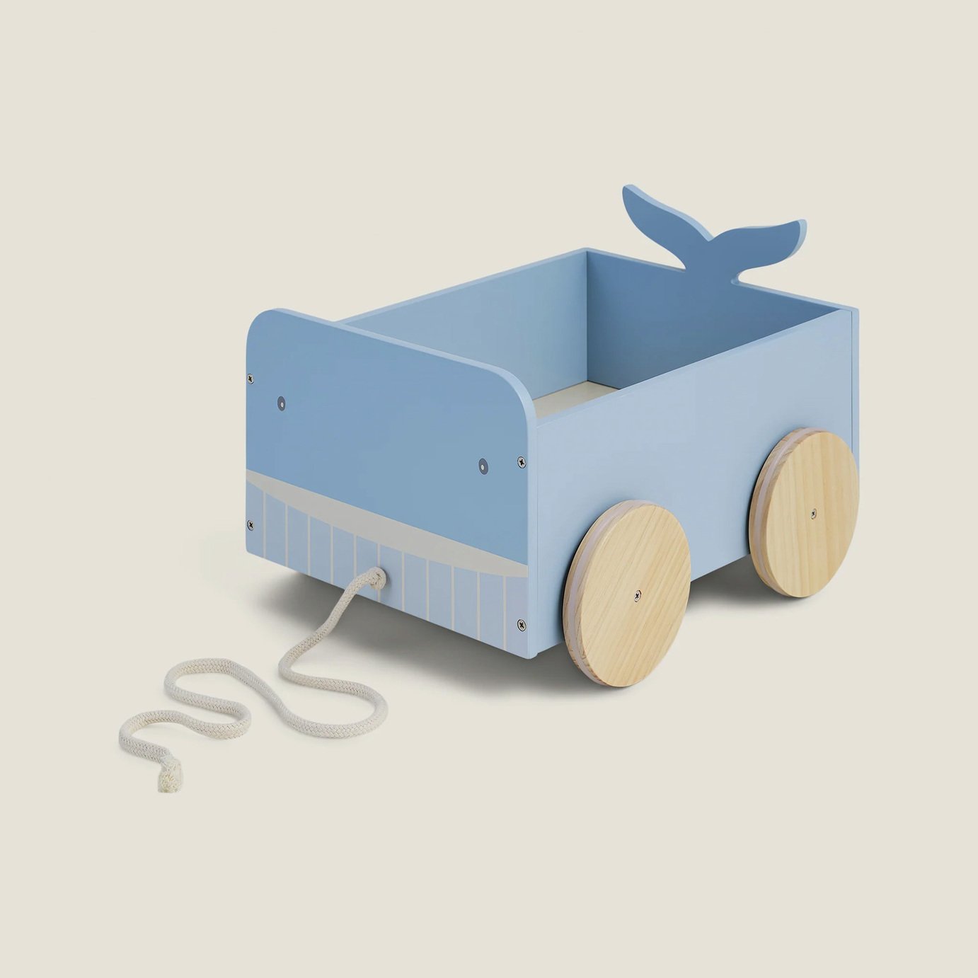 Great Little Trading Company Whale Book Cart - Blue