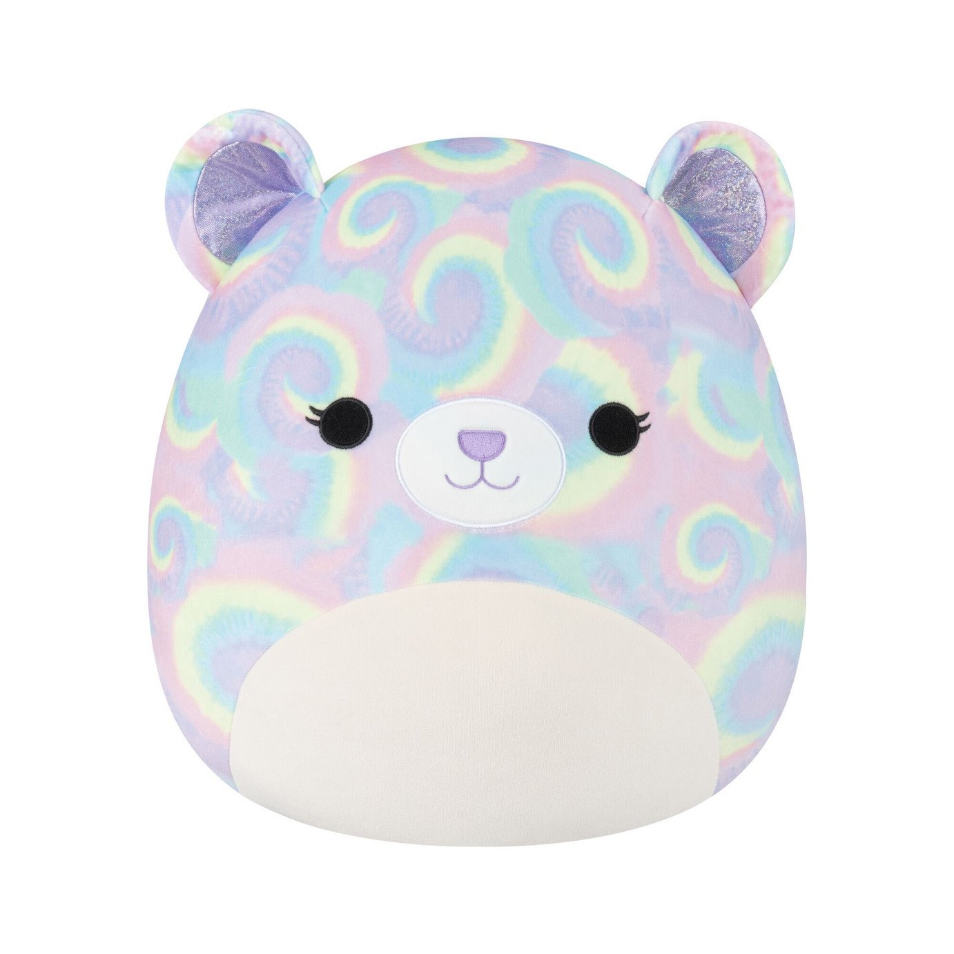 Squishmallows Jonessa Purple Psychedelic Tie-Dye Bear 16 inch Plush Toy