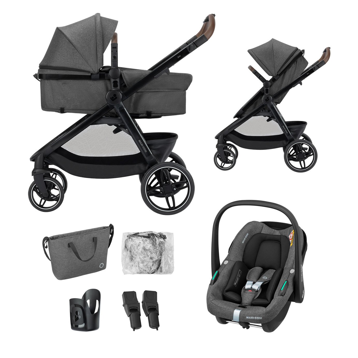 Maxi-Cosi Zelia S Trio - Dark Grey