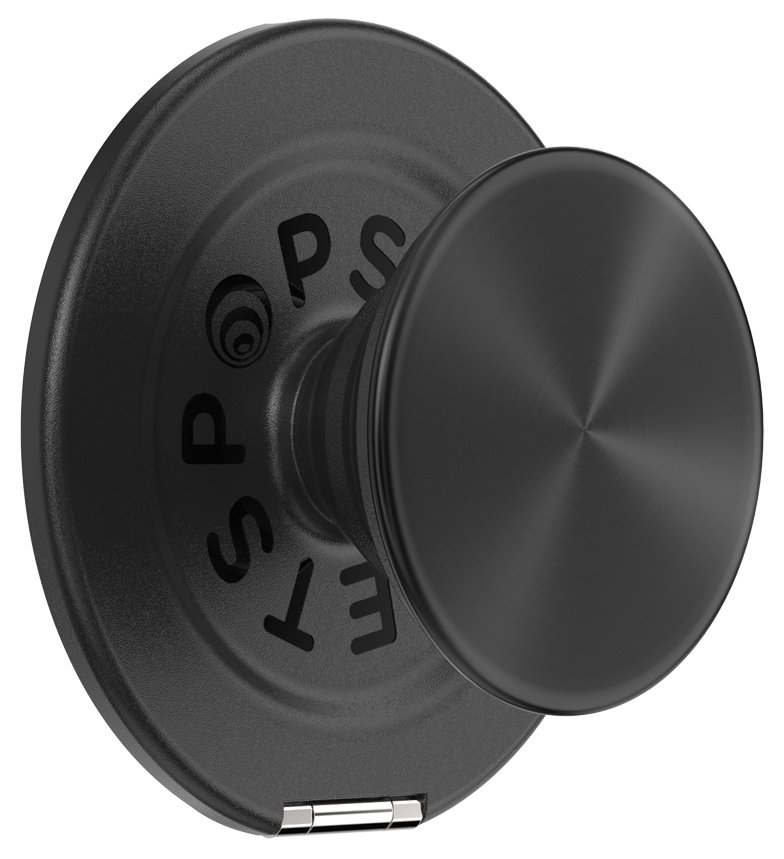 PopSockets MagSafe Kick-Out Grip & Stand - Aluminium Radial Black