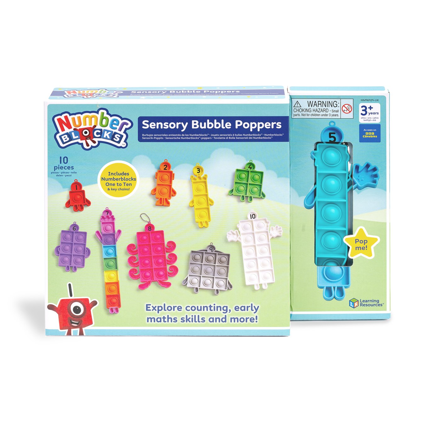 NumberBlocks Sensory Bubble Poppers
