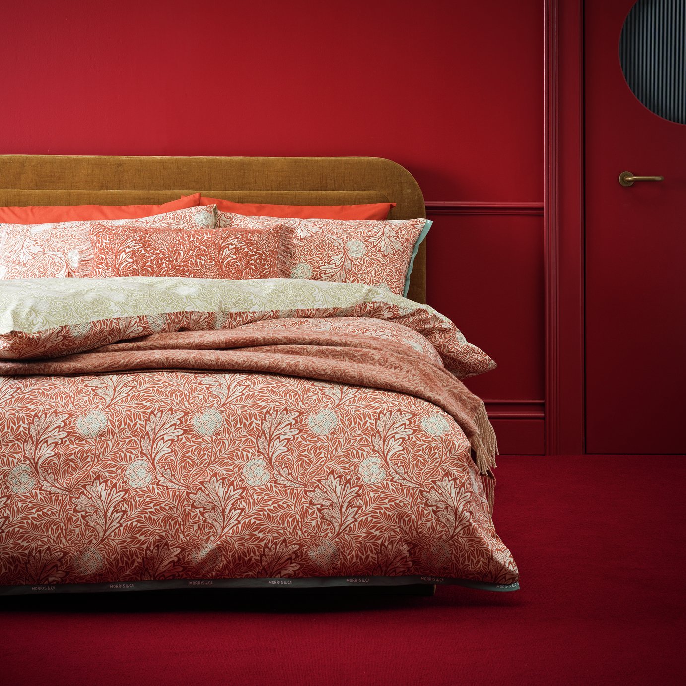Habitat x Morris & Co. Apple Cotton Bedding Set - Superking