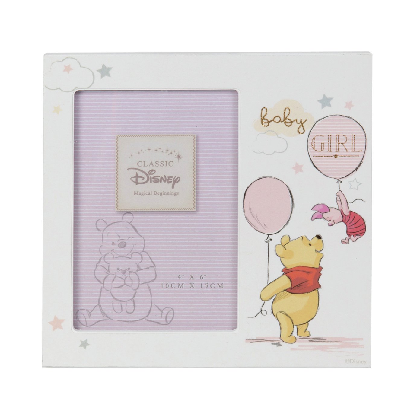 Disney Winnie the Pooh Baby Girl Frame