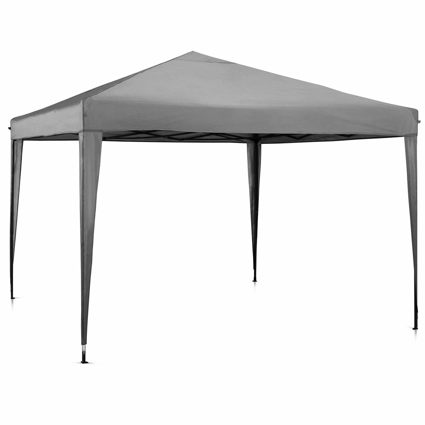 VonHaus 3m x 3m Pop-Up Garden Gazebo - Grey