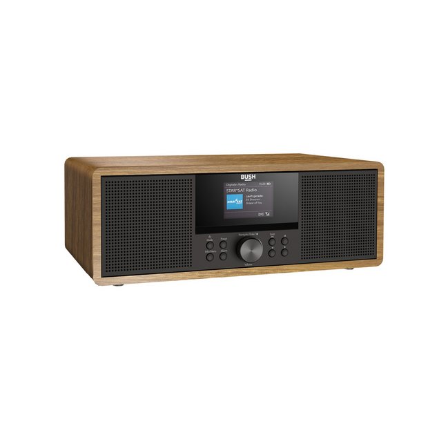 Silver Star Stand CD DAB avec BT, Lecteur CD Slot-In, Radio DAB+ et FM, 2 x 10 W RMS, Son stéréo, Port USB