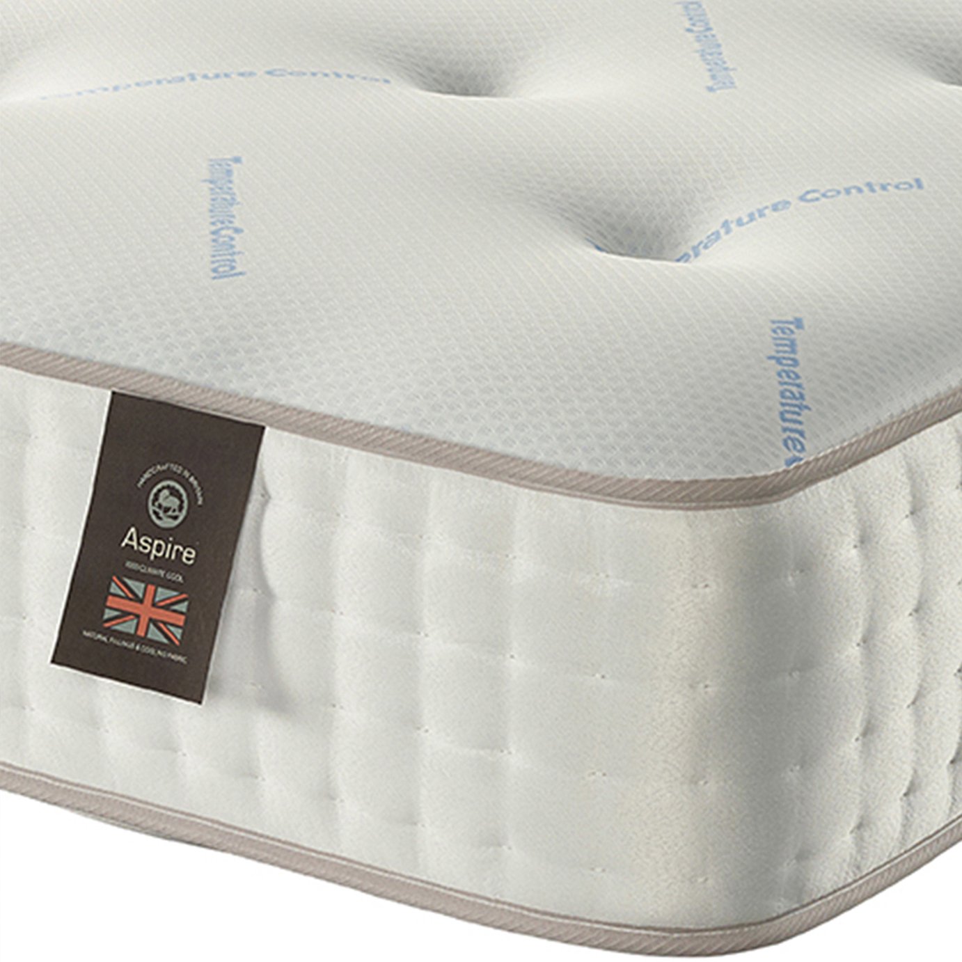 Aspire Dual Sided Temperature Control 1000 Pocket Sprung Mattress - Super King