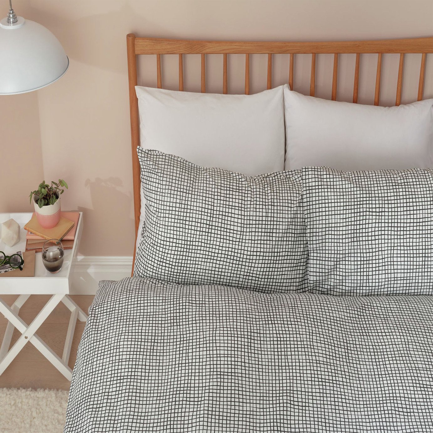 Habitat Cotton Willow Black & White Bedding Set