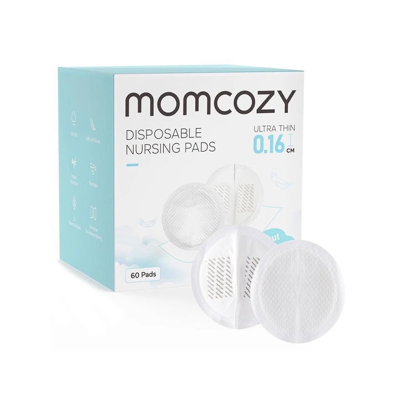 Momcozy Ultra Thin posable Nursing Pads - 6 Pieces