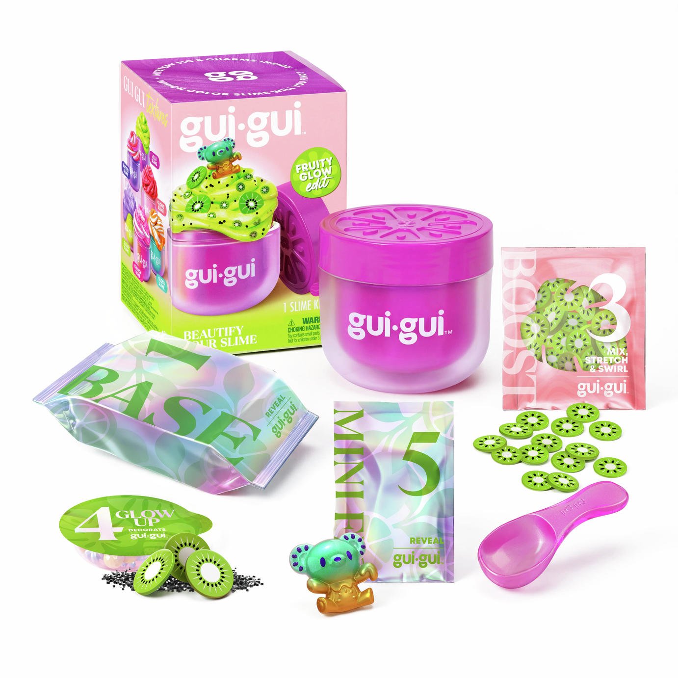 Gui Gui Fruity Glow Jelli Slime Kit