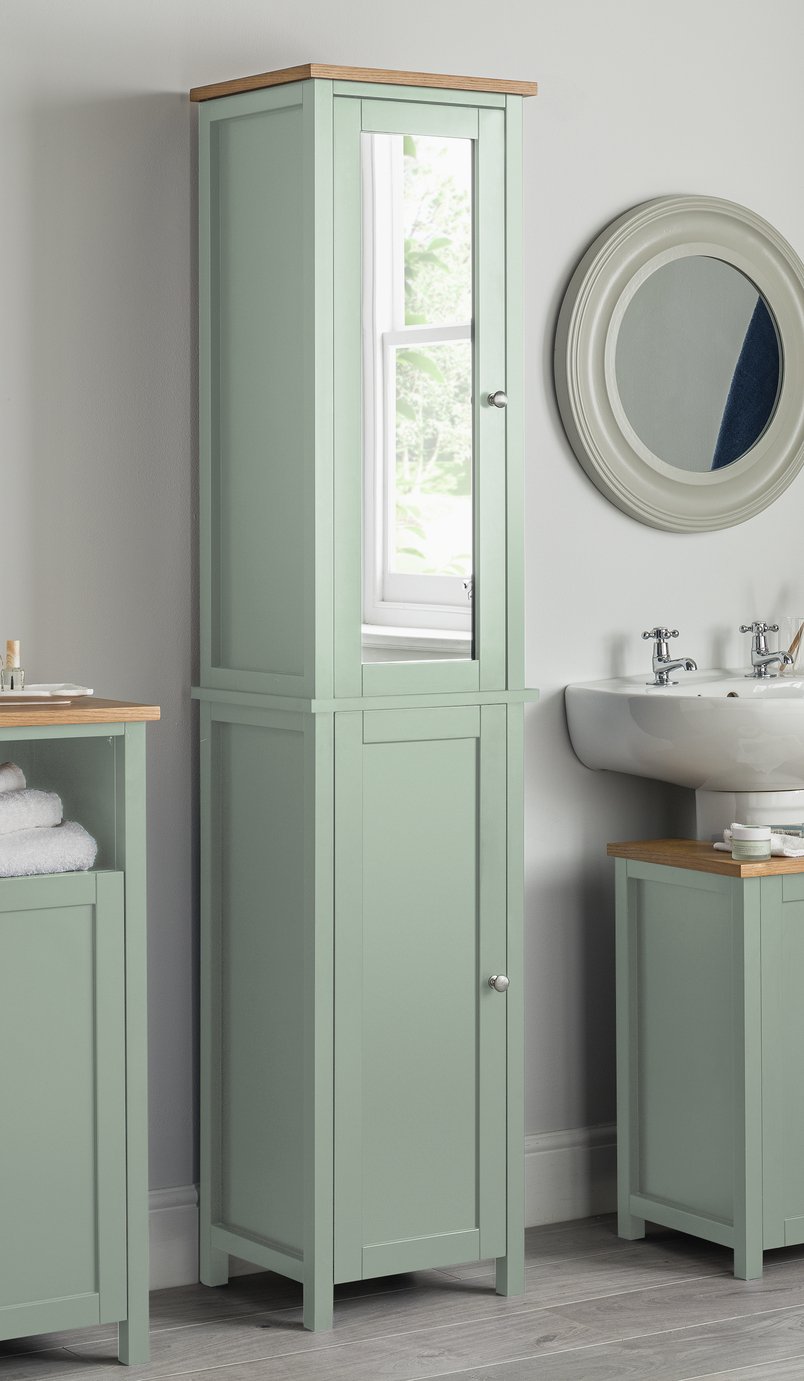 Argos Home Livingston Tallboy - Sage Green