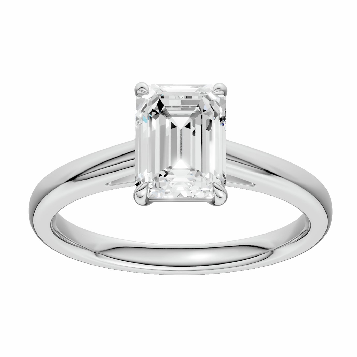 Pure Brilliance 9ct White Gold 1.50ct Diamond Solitaire Ring - O