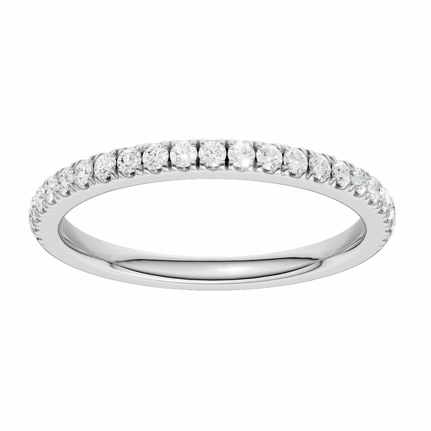 Pure Brilliance 9ct White Gold 0.25ct Laboratory grown Diamond Eternity Ring 