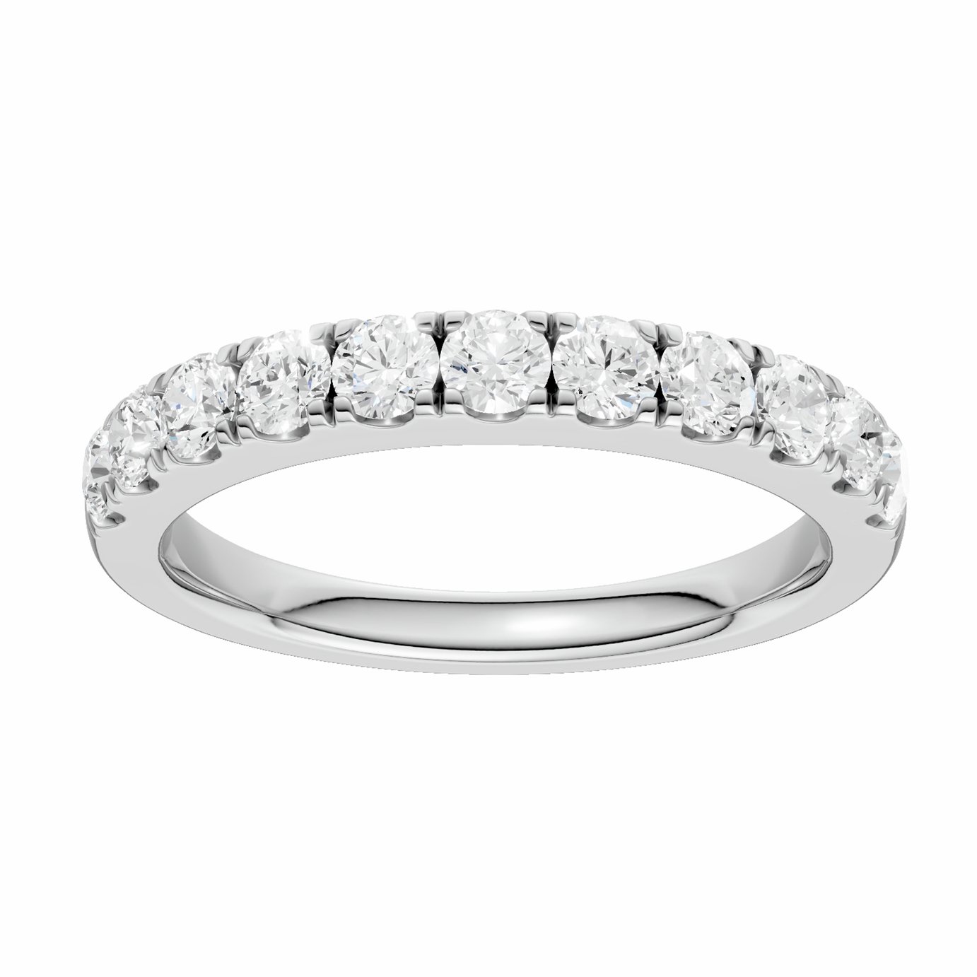 Pure Brilliance 9ct White Gold 0.75ct Laboratory grown Diamond Eternity Ring 