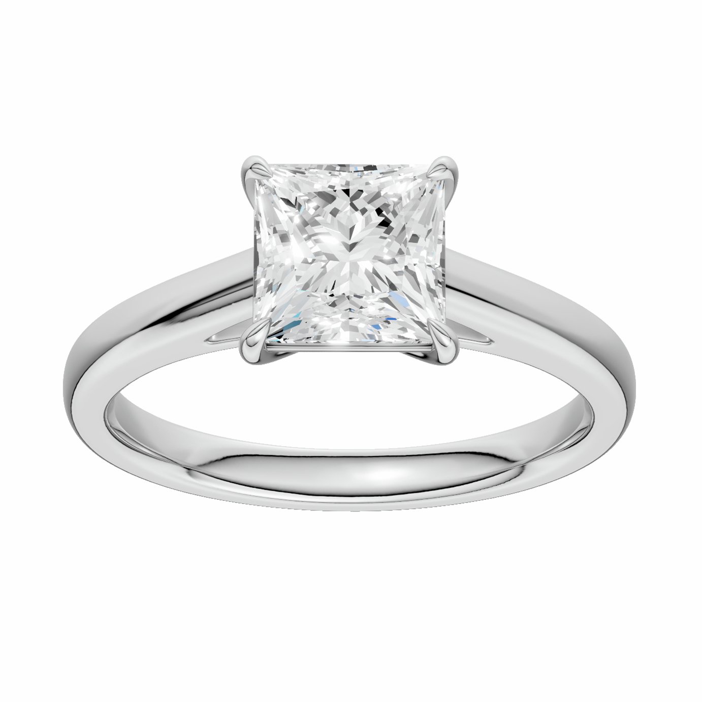 Pure Brilliance 9ct White Gold 1.50ct Diamond Solitaire Ring
