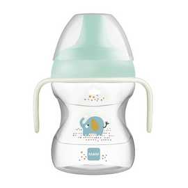 MAM 190ml Learn To Drink Cup with Bottle Handles - Blue