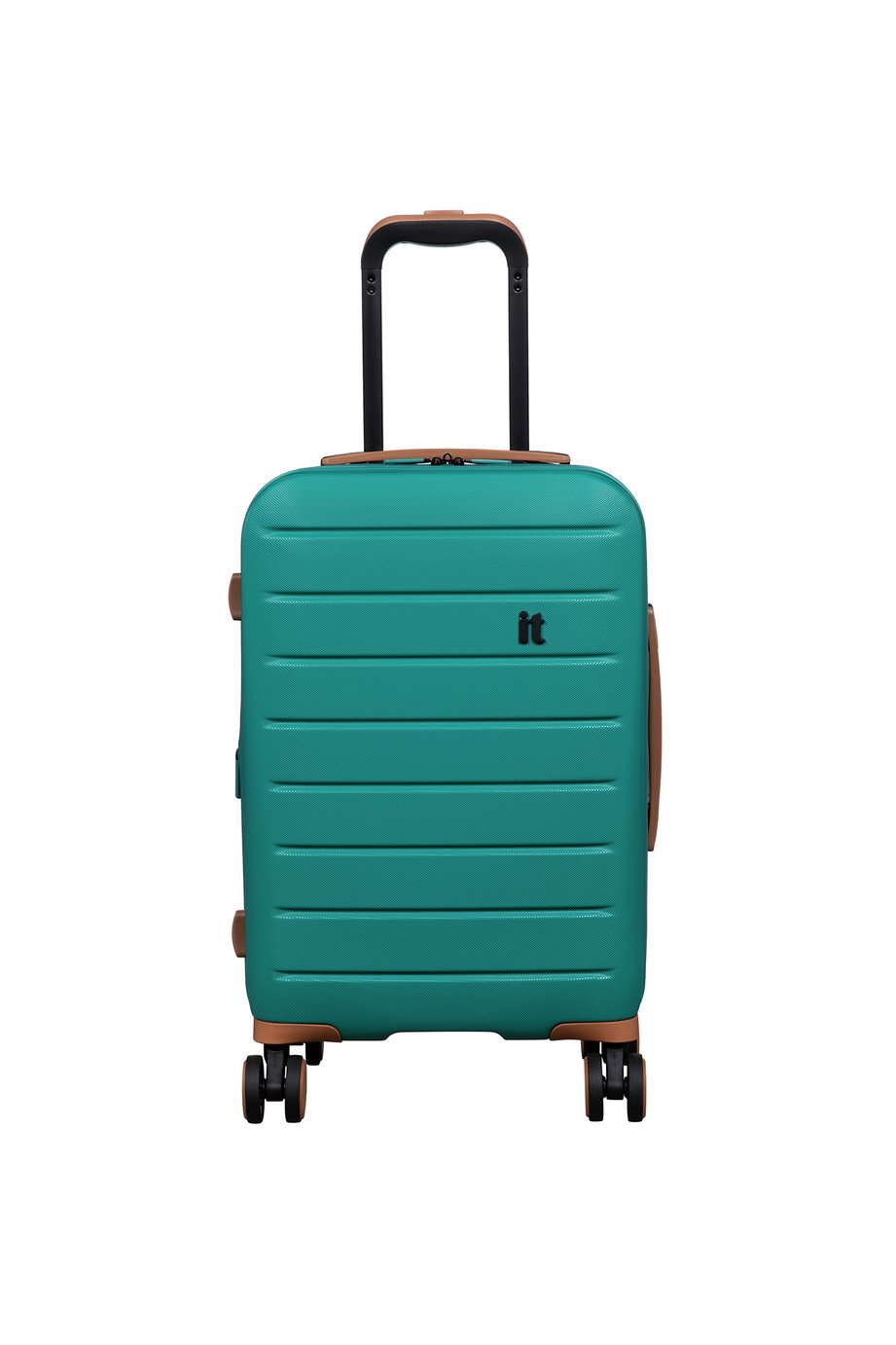 IT Luggage Legion Expandable 8 Wheel Hard Suitcase - Blue