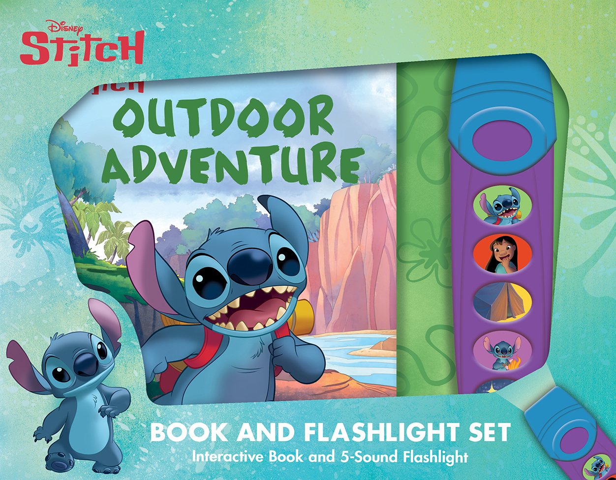 Disney Stitch Flashlight & Book