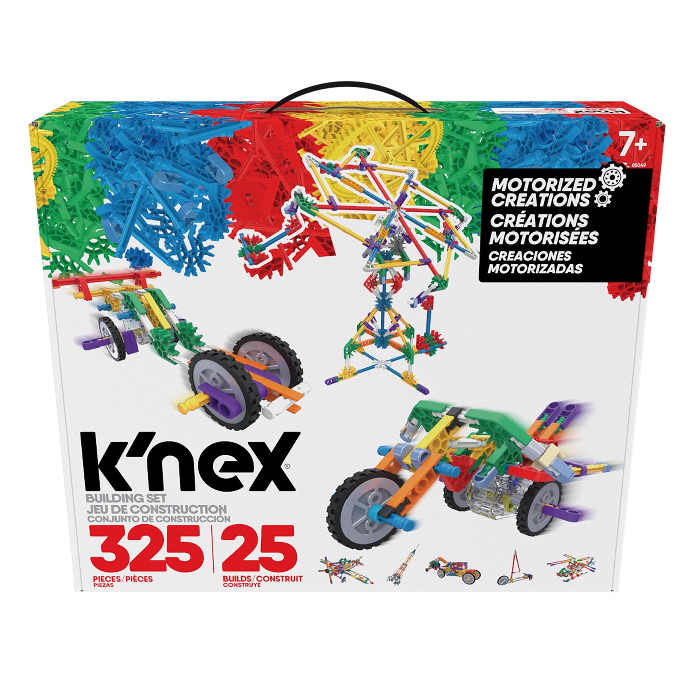 K'nex Classics 325 Pieces 25 Motorised Creations Building Set