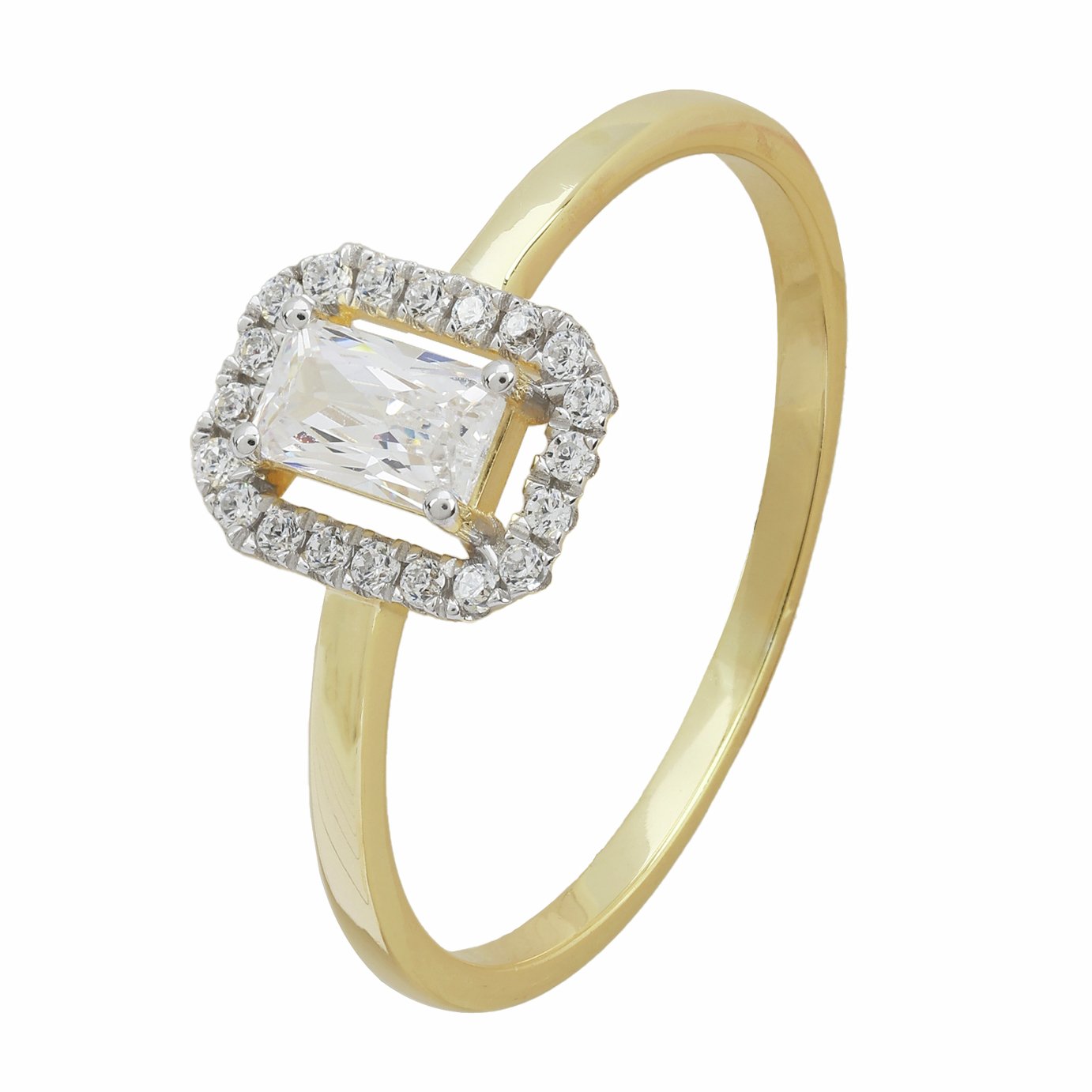 Pure Brilliance 9ct YG 0.43ct Laboratory grown Diamond Sol Ring 