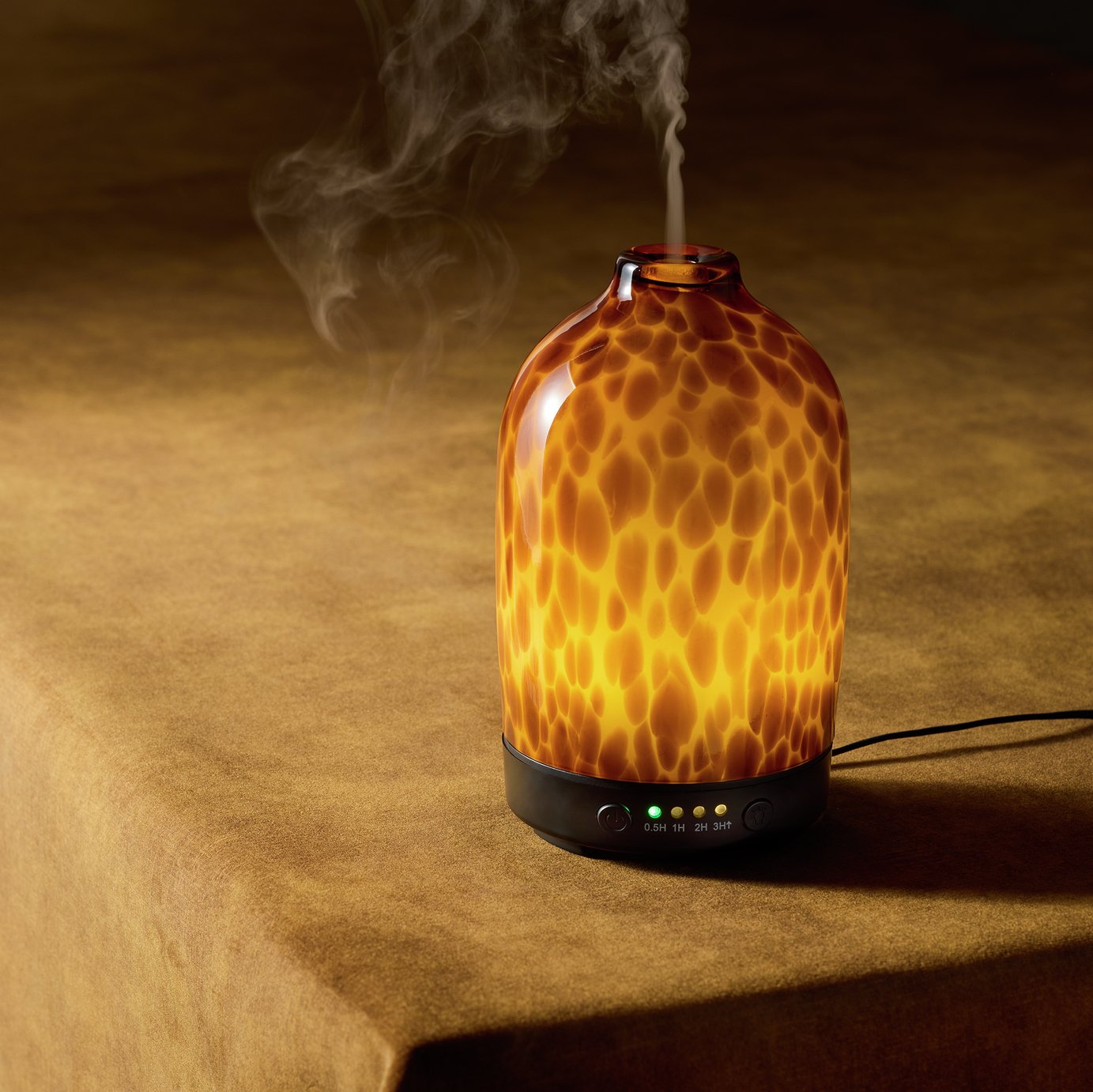 Habitat 100ml Tortoiseshell Glass Electric Diffuser