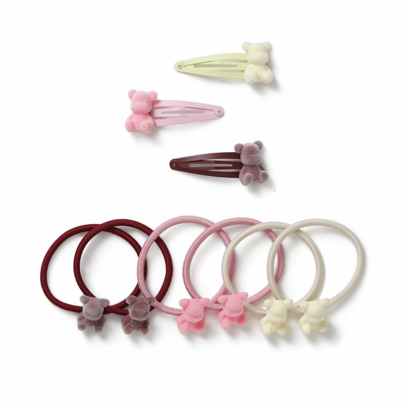 Flitzy Teddy Hair Accessory Set