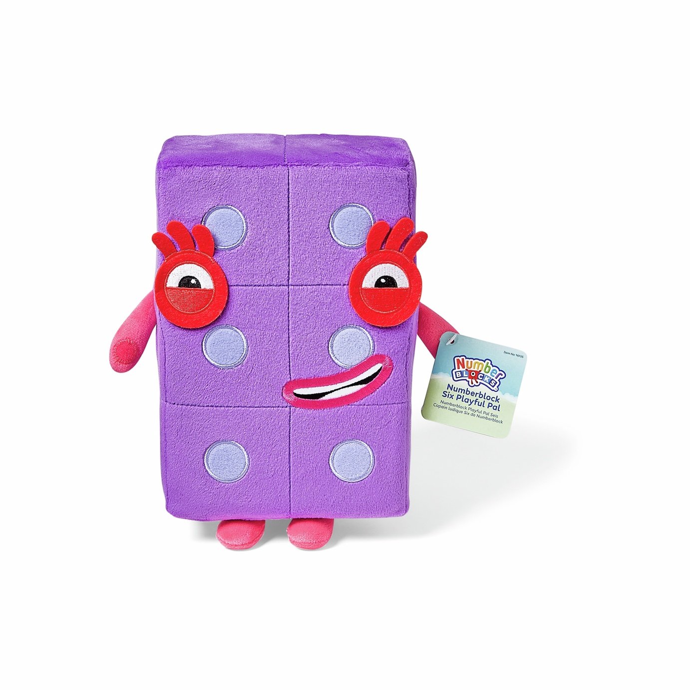 Numberblocks Numberblock Six Playful Pal Activity Toy