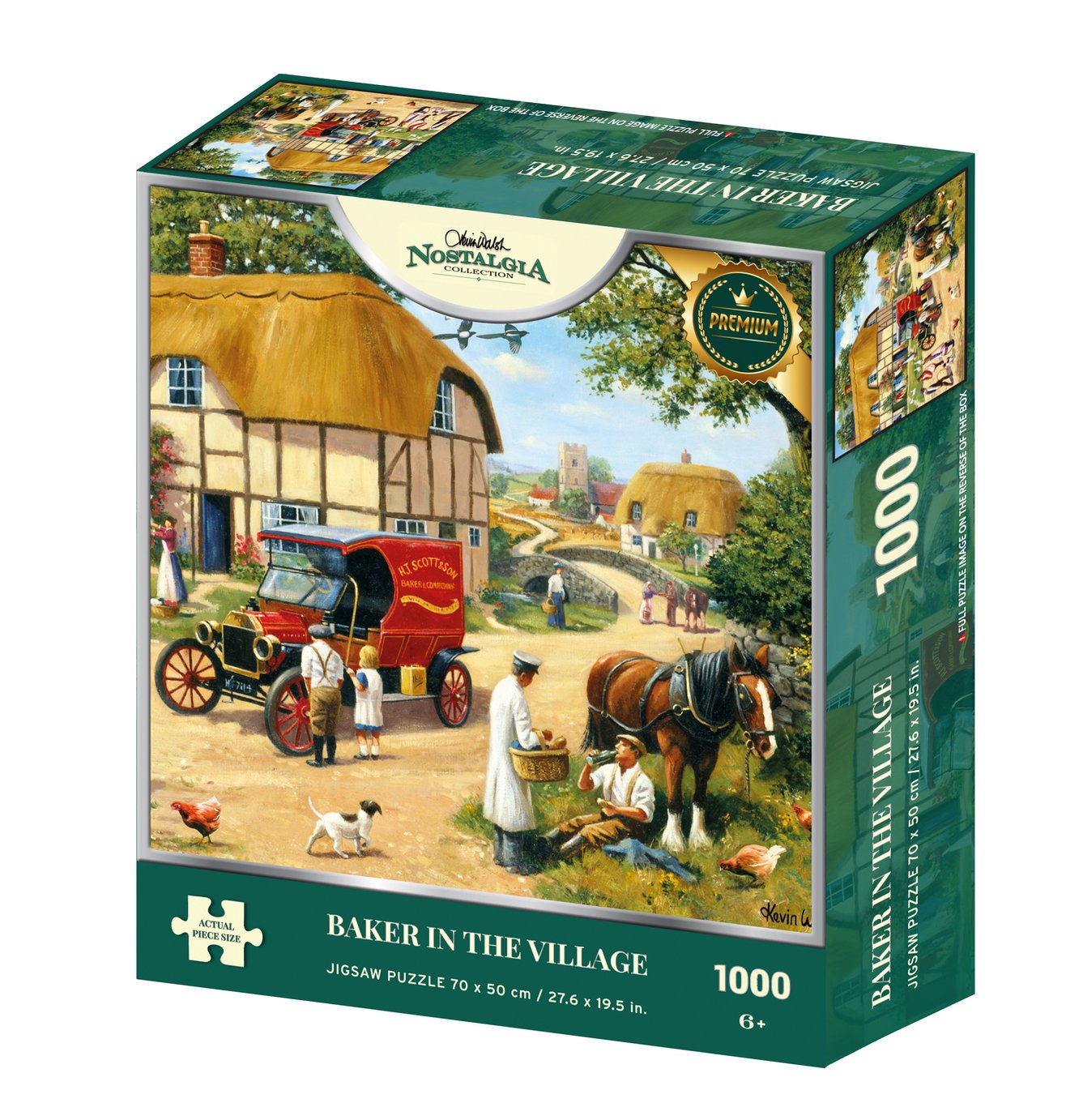 Nostalgia Collection Baker in the Village 1000 Piece Jigsaw Puzzle