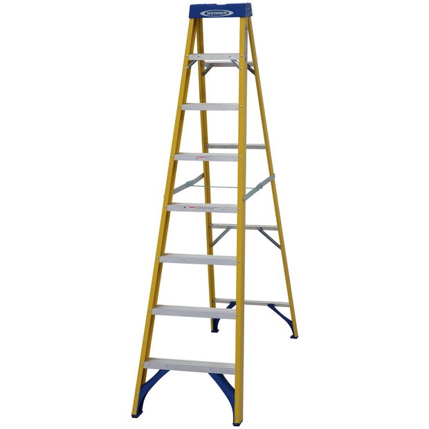 Wooden step store ladder argos