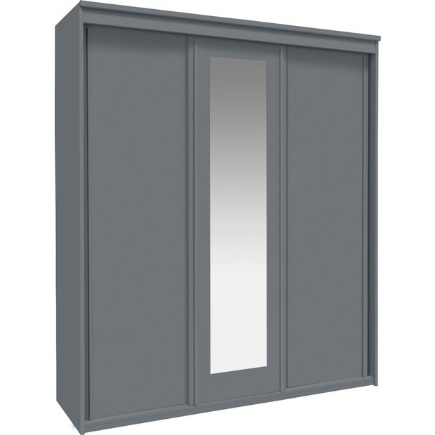 Buy Argos Home Hallingford Grey 3 Door Sliding Wardrobe Wardrobes Argos