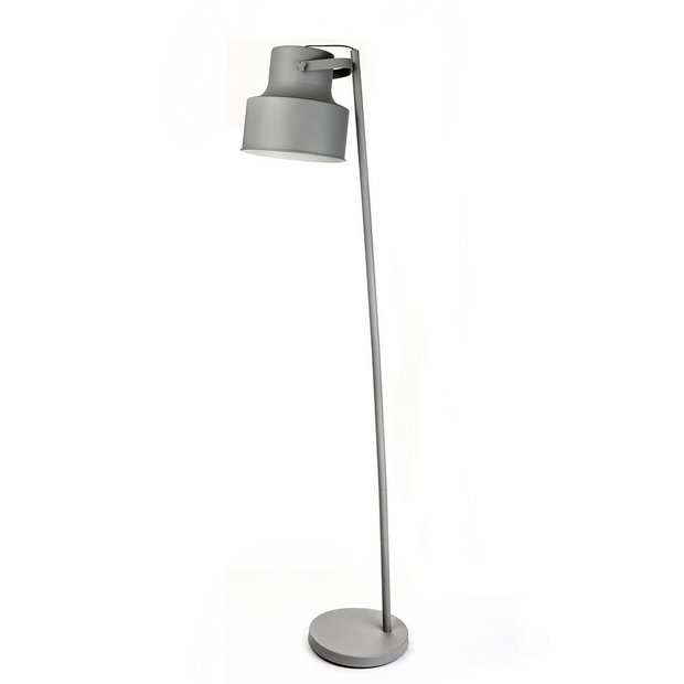 Buy Argos Home Franke Oversized Floor Lamp Grey Floor Lamps
