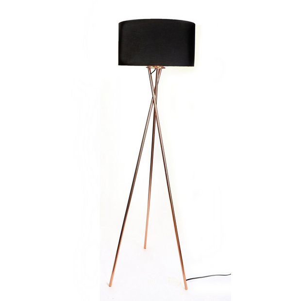 Buy Argos Home Tripod Floor Lamp Copper Black Floor Lamps